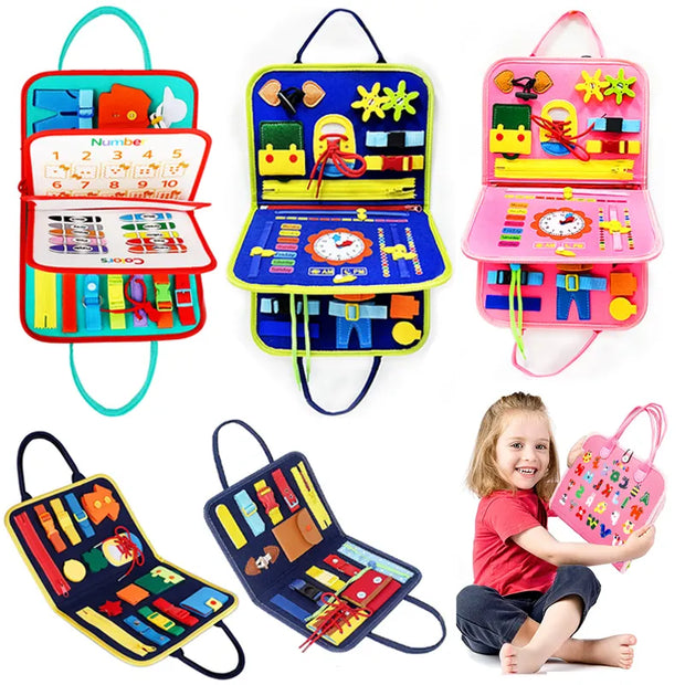 Sensory Board Bag for Toddlers