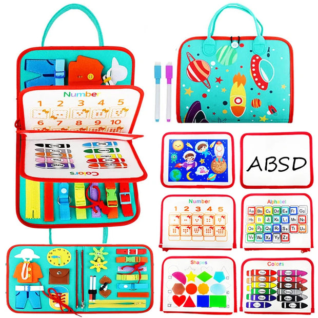 Sensory Board Bag for Toddlers