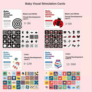 Baby Visual Stimulation Cards with high contrast