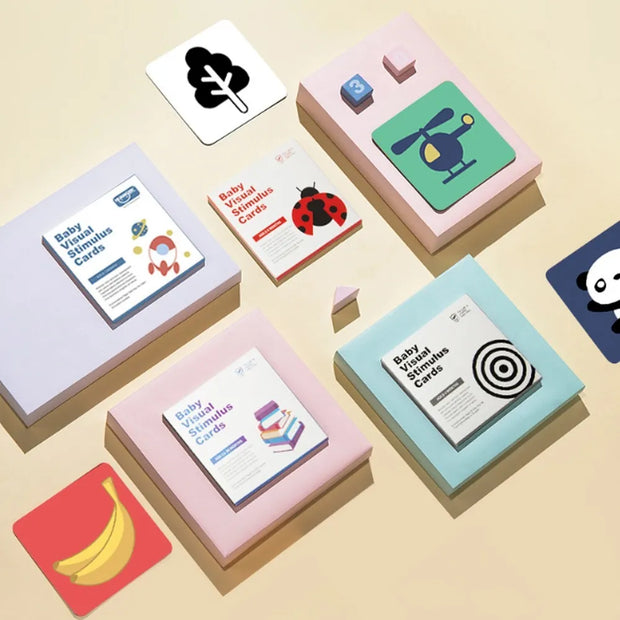 Baby Visual Stimulation Cards with high contrast